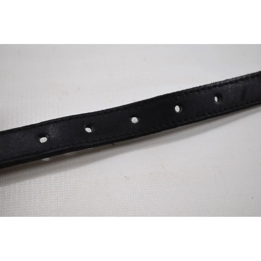 Black Western Concho Fashion Belt Braided Leather Womens Size XL 35